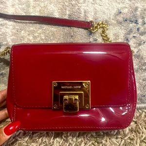 Red Michael Kors crossbody